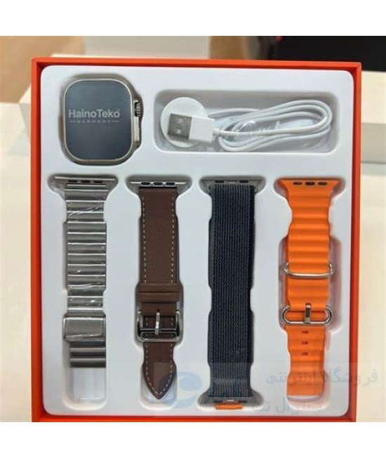 ساعت هوشمند برند haino مدل t94 ultra max - به همراه 4 بند ساعت هوشمند (موبایلی)